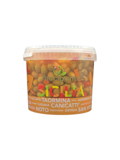 facciponte categorie conserve sottolii olive verdi schiacciate alla catanese secchio kg 5 5 facciponte 0