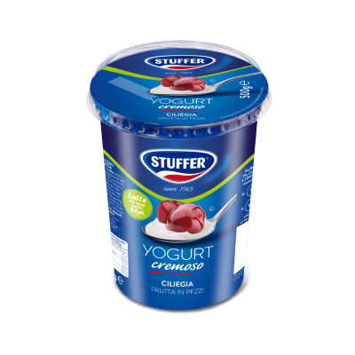stuffer categorie yogurt intero yogurt cremoso intero in pezzi ciliegia gr 500 stuffer 0