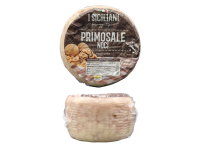 biopek categorie formaggi freschi primosale con noci gr 600 biopek 0