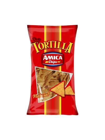 amica chips categorie secco snack tortilla naturale barman gr 400 busta amica chips 0