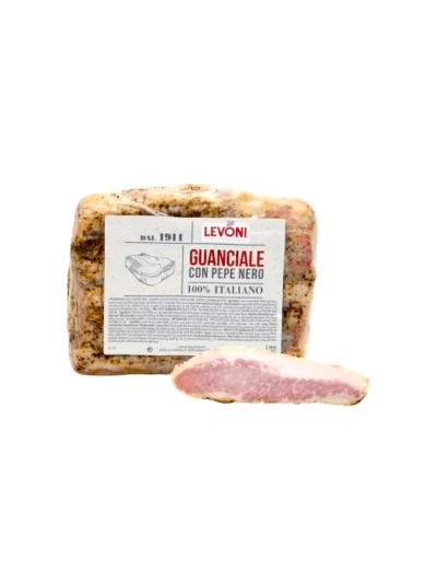 levoni categorie salumi b t guanciale al pepe nero kg 0 900 levoni 0