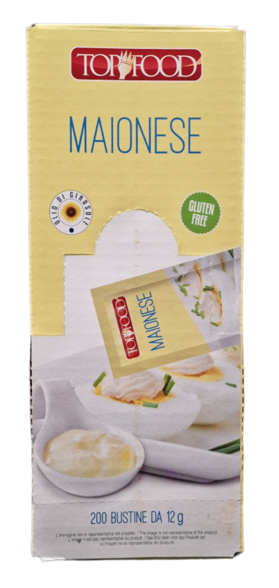 Maionese Disp. 200 Pz  Gr. 12 Top Food