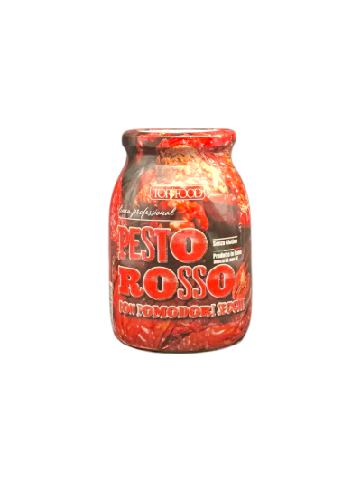 Pesto Rosso Vaso vetro Gr. 1000 Top Food