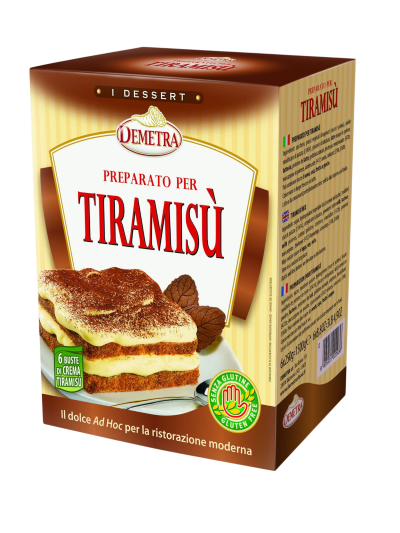 Preparato per Tiramisu' Astuccio  Gr. 6 x 285 Demetra