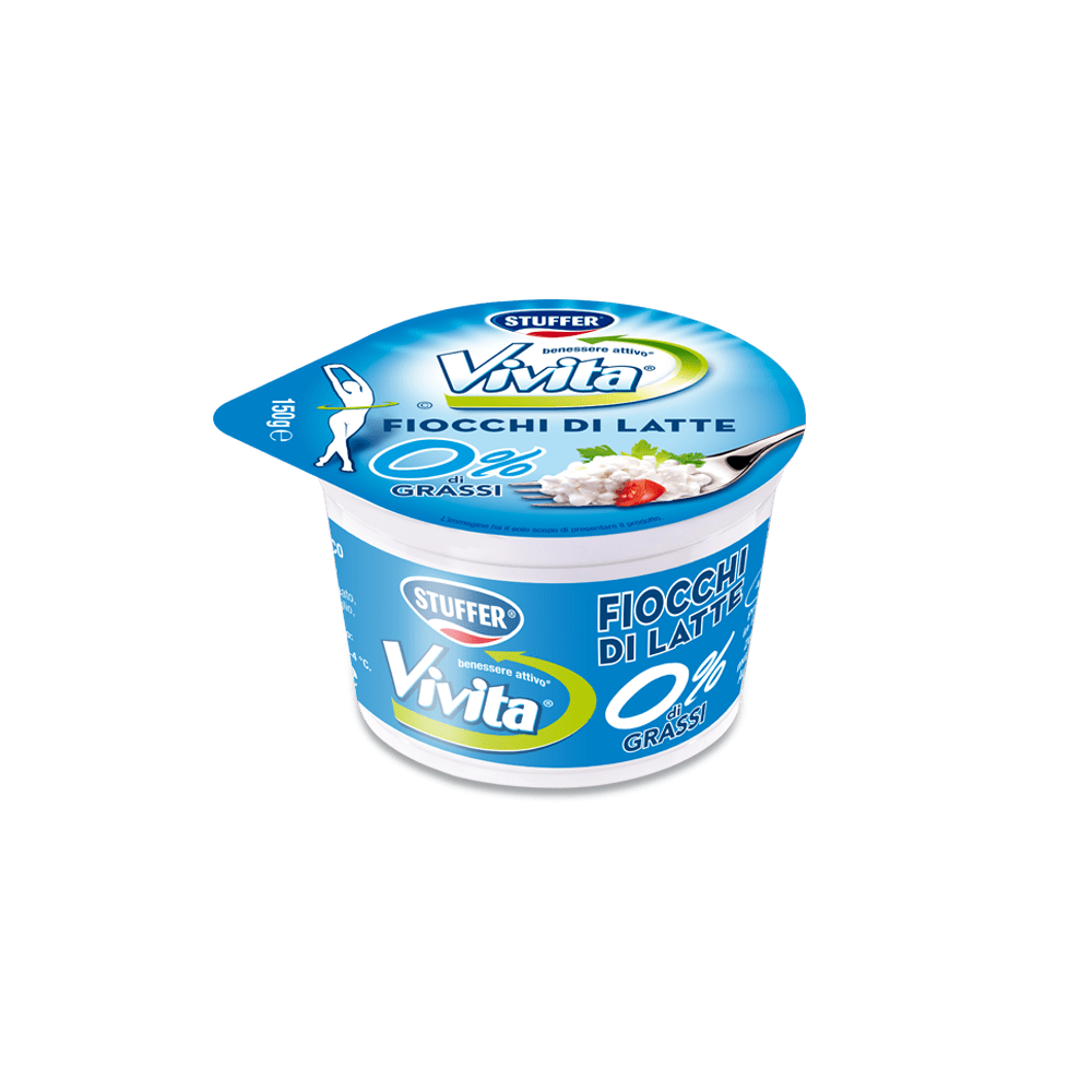 Vivita Fiocchi di latte 0 % Grassi Gr. 150 Stuffer