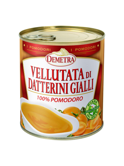 Vellutata di Datterino Giallo Latta Gr. 800 Demetra