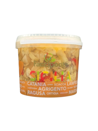 Carciofi a Spicchio in Olio Secchio Kg. 5,5 Facciponte