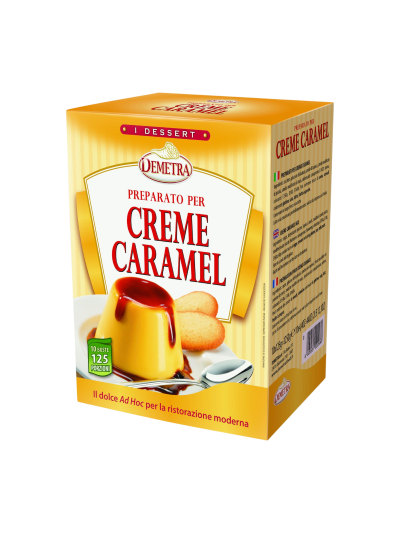 Preparato per Crem Caramel Astuccio Gr. 125 x 10 Demetra